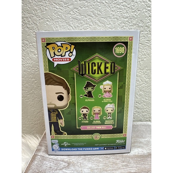 $15 π Funko Pop! Movies: Wicked - Fiyero (#1698, NEW) - Picture 3 of 5
